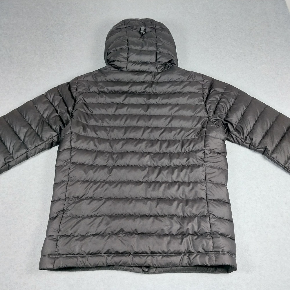 Patagonia Jacket Mens Small Black Down Sweater Hoody Insulated Full Zip Hiking - Picture 5 of 16